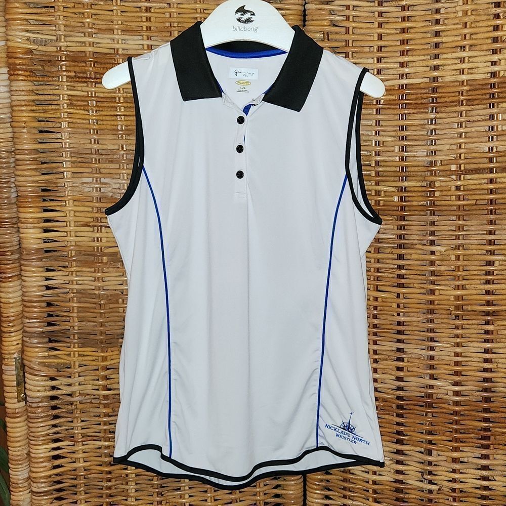 Nicklaus North Whistler Greg Norman Play Dri Golf Polo Tank L
